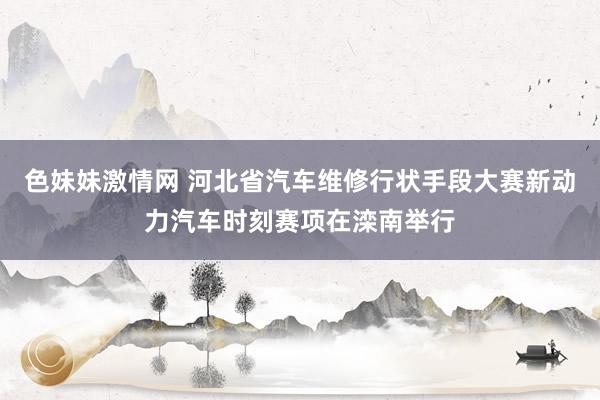 色妹妹激情网 河北省汽车维修行状手段大赛新动力汽车时刻赛项在滦南举行