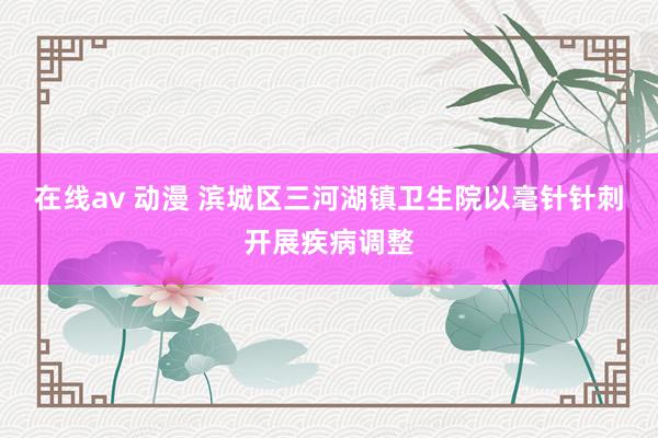 在线av 动漫 滨城区三河湖镇卫生院以毫针针刺开展疾病调整